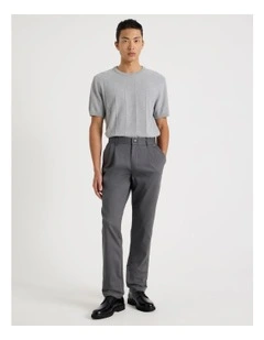 Pleated Relaxed Trouser Grey