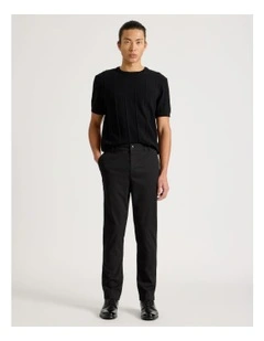 Slim Fit Chino Pant in Black