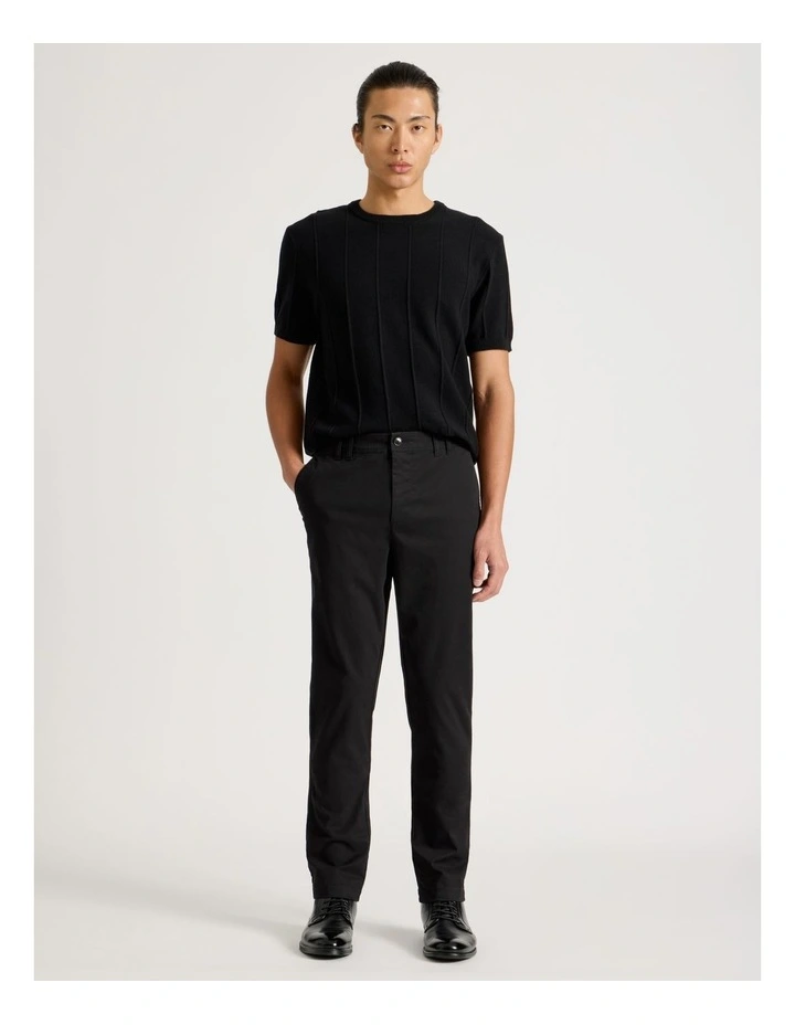 Slim Fit Chino Pant in Black image 1