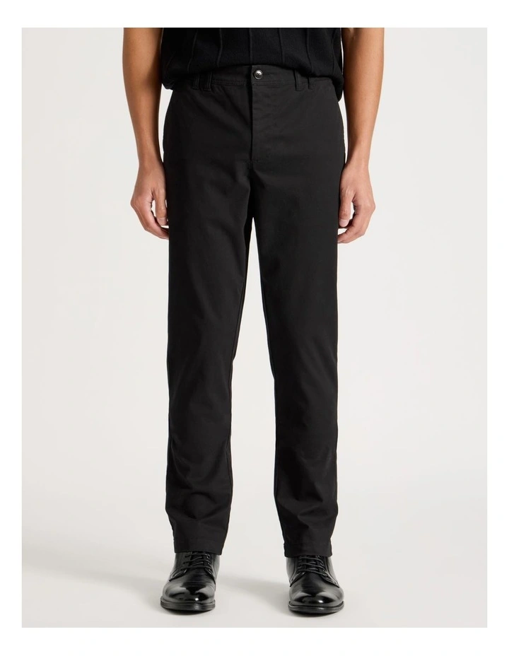 Slim Fit Chino Pant in Black image 2