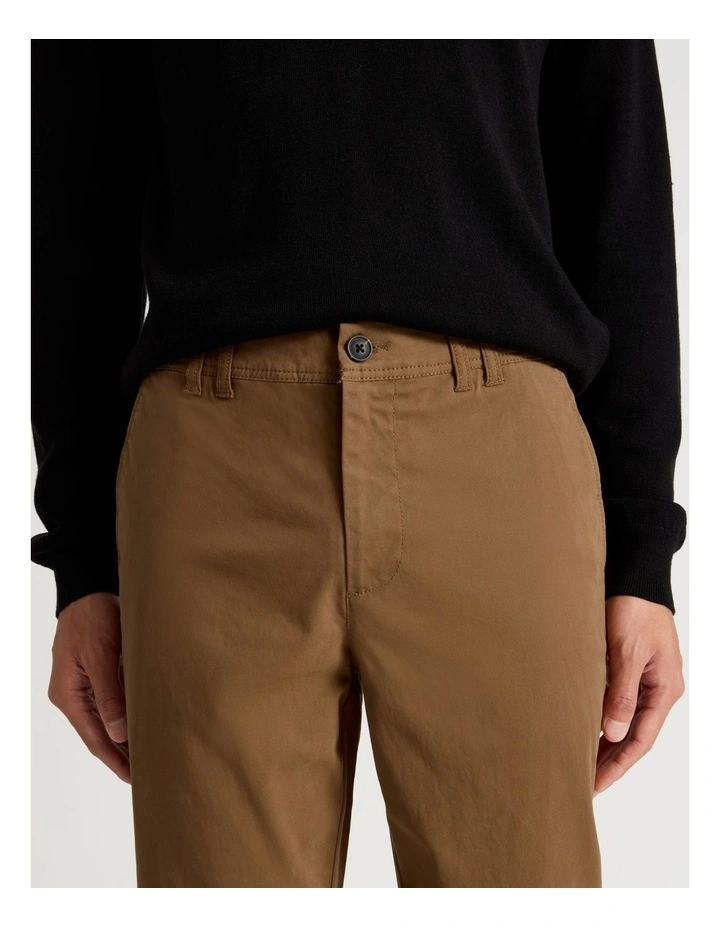 Slim Fit Chino Pant Camel image 3