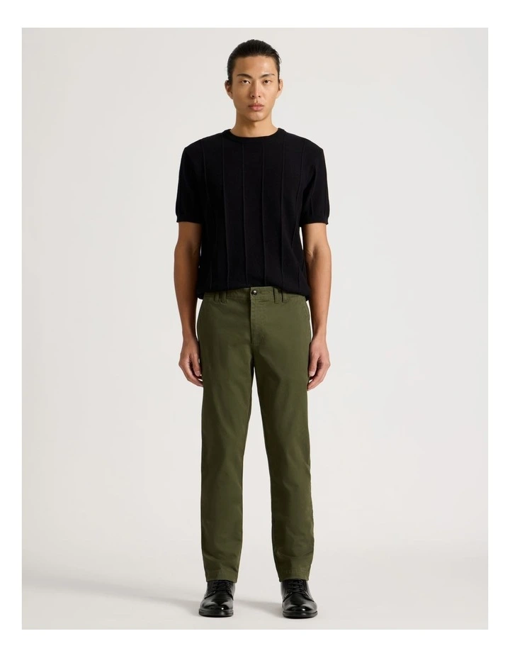Slim Fit Chino Pant in Olive image 1