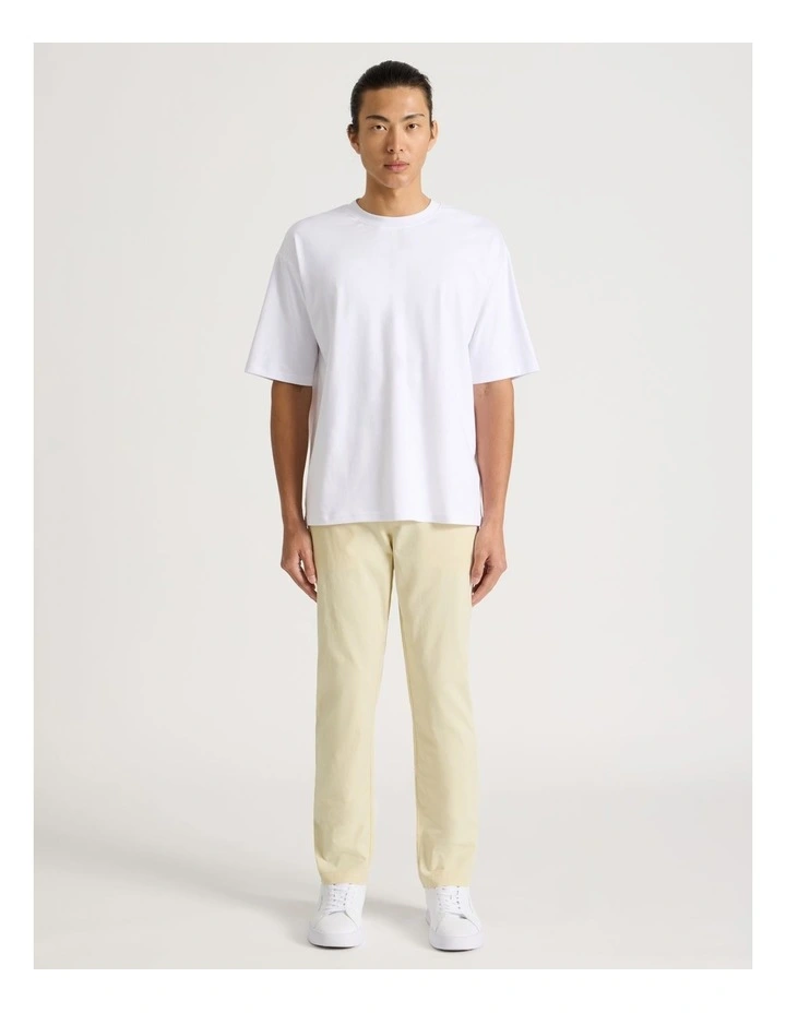 Slim Fit Chino Pant in Ecru image 1