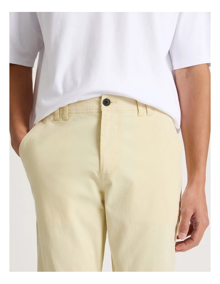 Slim Fit Chino Pant in Ecru image 4