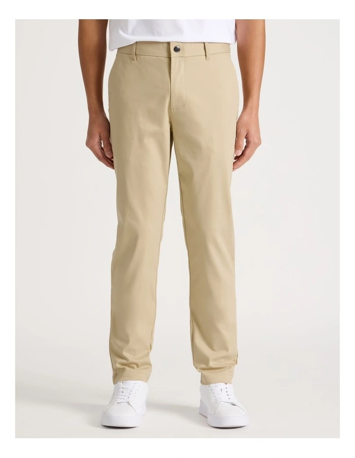 Slim Fit Dress Chino Pant in Beige image 2