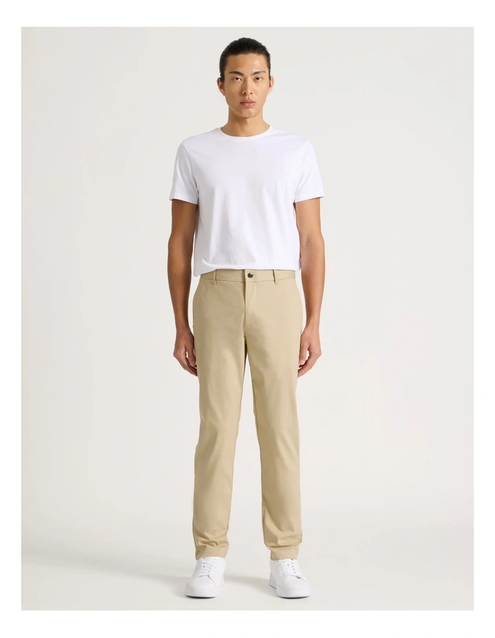 Slim Fit Dress Chino Pant in Beige image 3