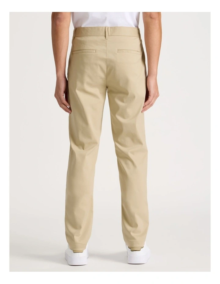 Slim Fit Dress Chino Pant in Beige image 5