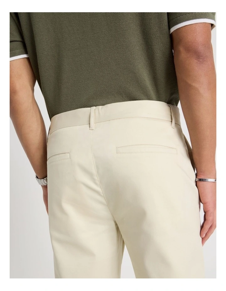 Slim Fit Dress Chino Pant in Beige image 7