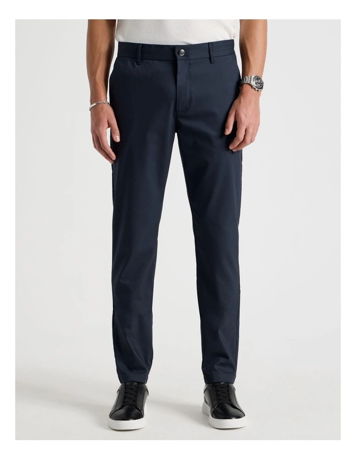 Slim Fit Dress Chino Pant in Navy image 2