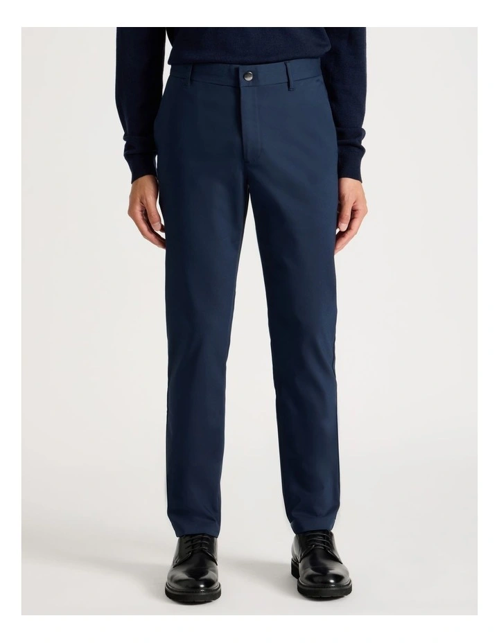 Slim Fit Dress Chino Pant in Navy image 2