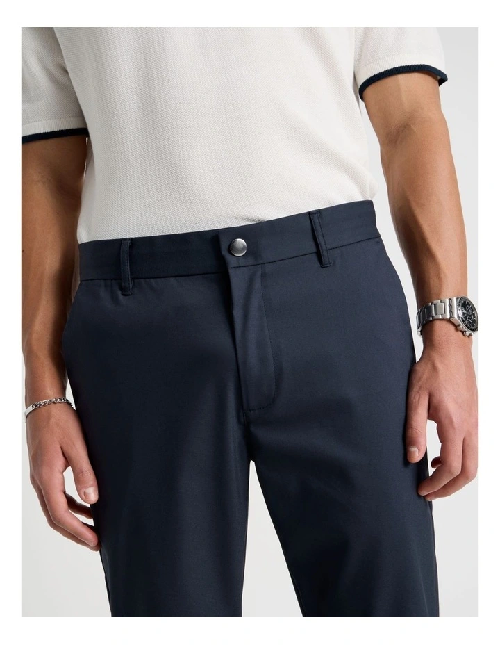 Slim Fit Dress Chino Pant in Navy image 3