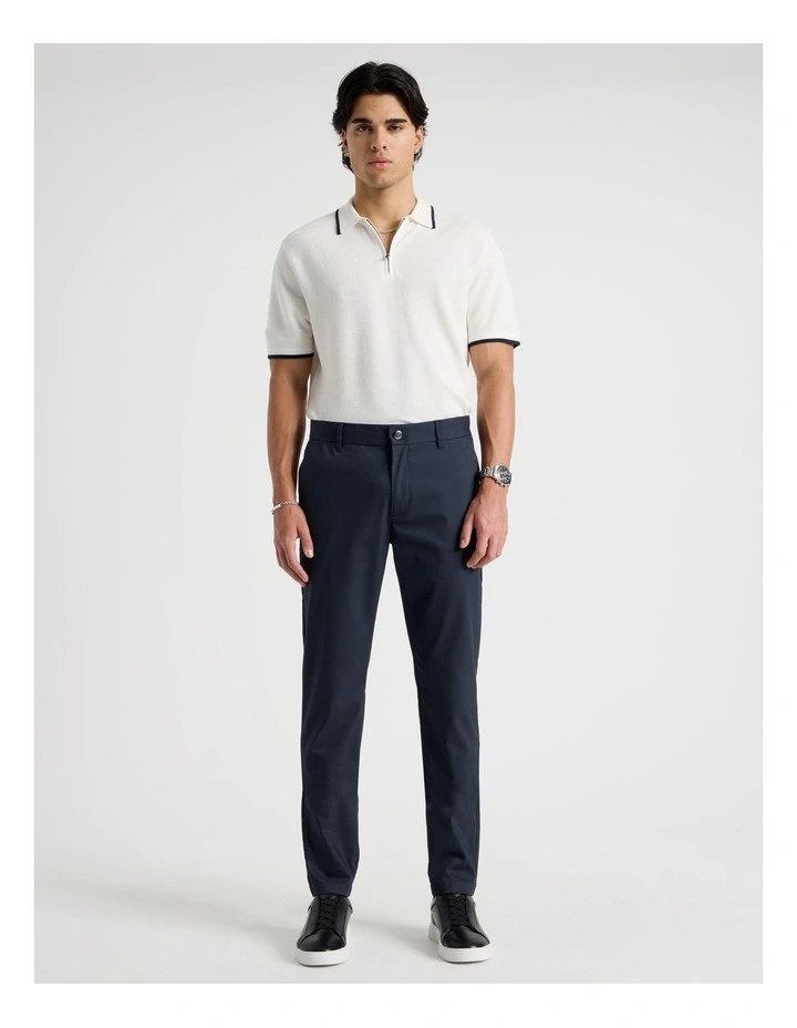 Slim Fit Dress Chino Pant in Navy image 4