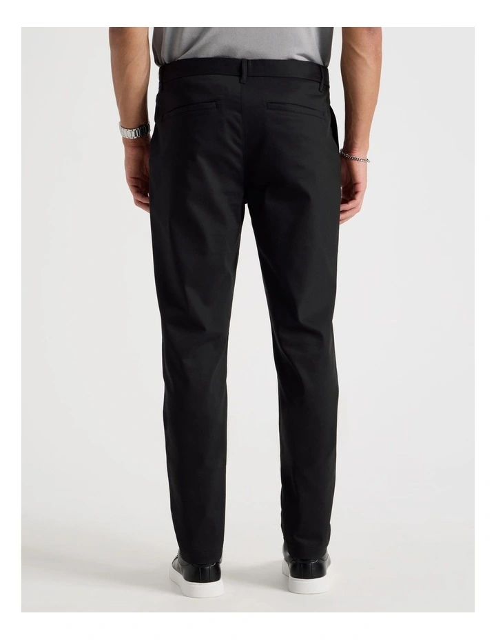 Slim Fit Dress Chino Pant in Black image 5