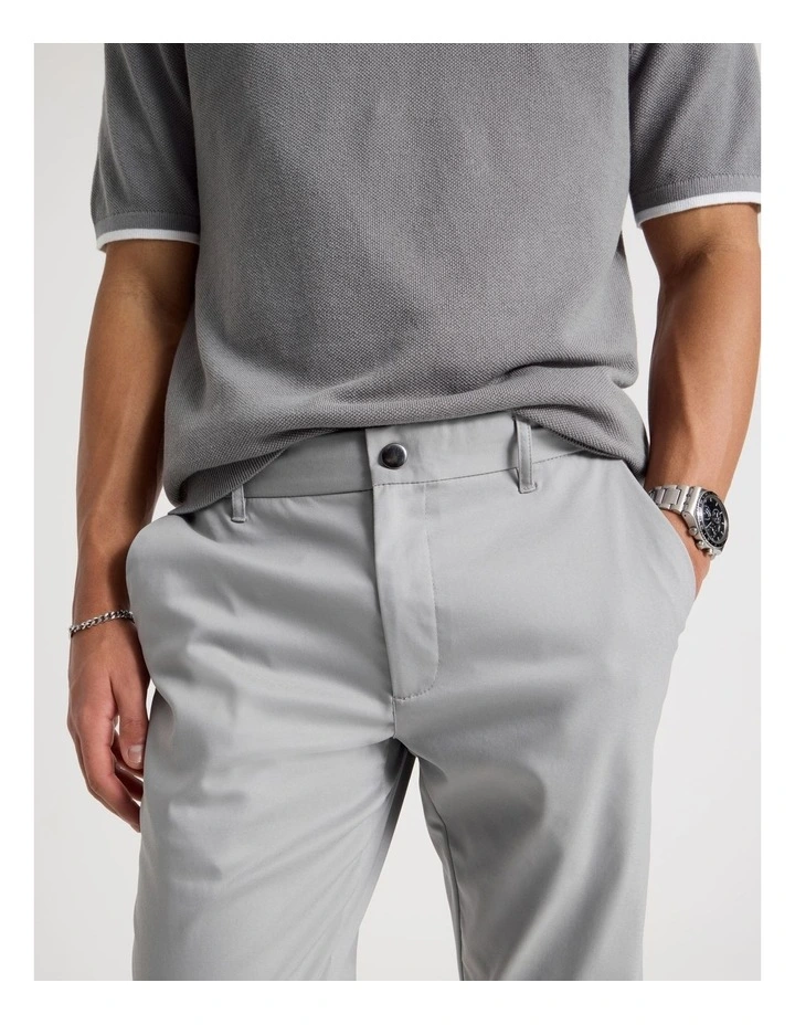 Slim Fit Dress Chino Pant Grey image 4