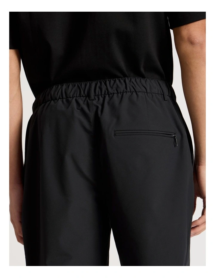 Regular Fit Travel Trouser in Black image 6