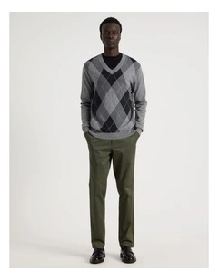 Slim Fit Pant in Green