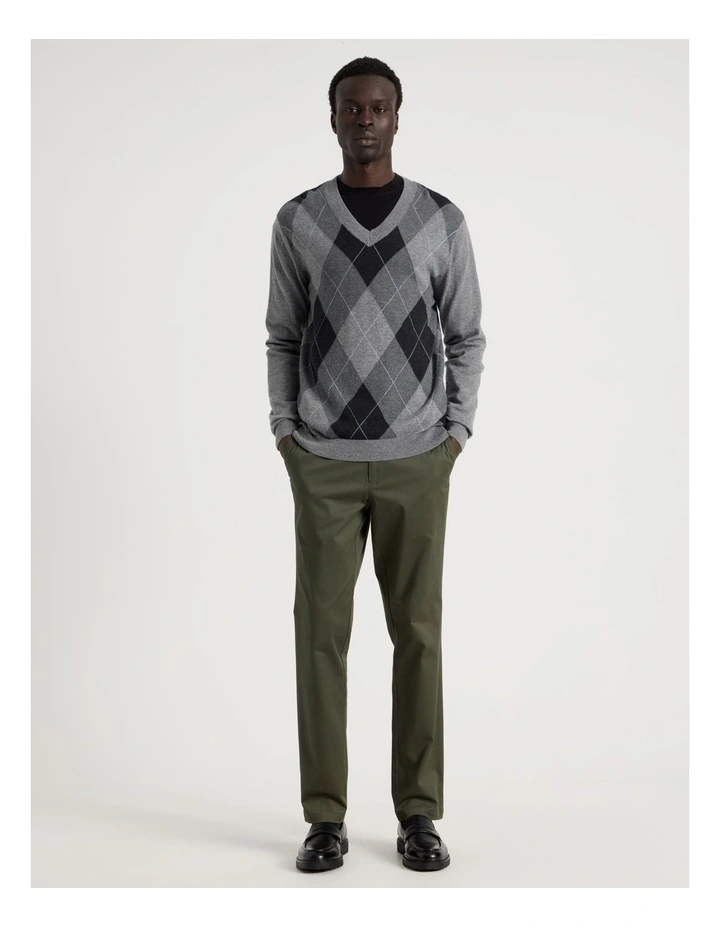 Slim Fit Pant in Green image 1