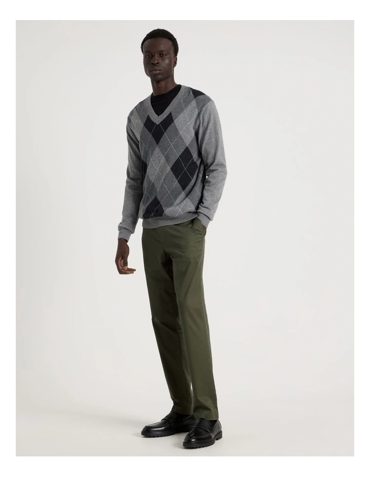 Slim Fit Pant in Green image 3