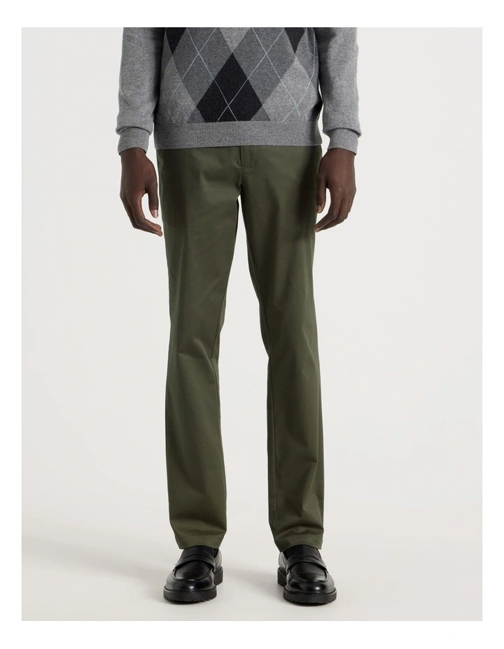 Slim Fit Pant in Green image 5