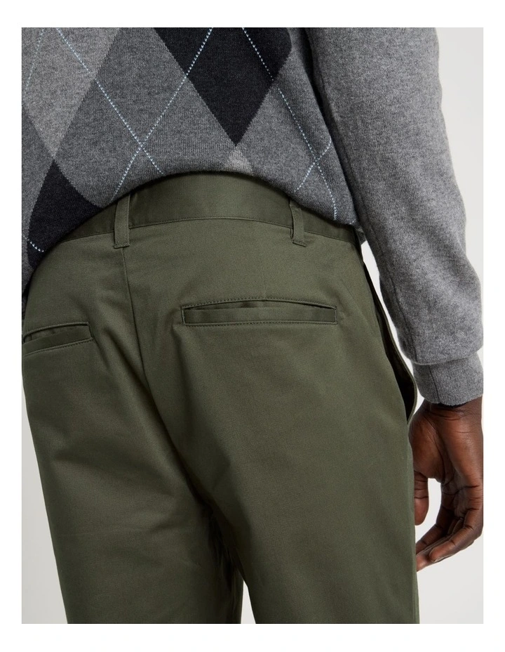 Slim Fit Pant in Green image 7