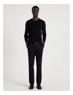 Slim Fit Pant in Black