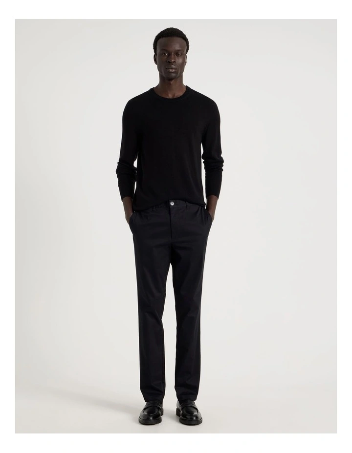 Slim Fit Pant in Black image 1