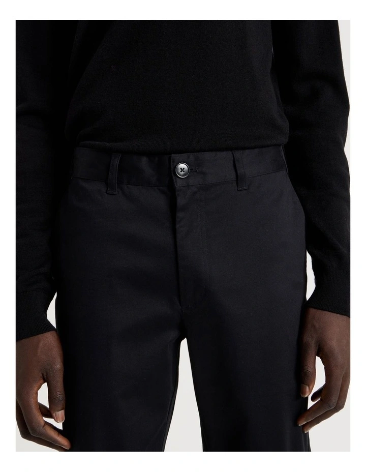 Slim Fit Pant in Black image 4