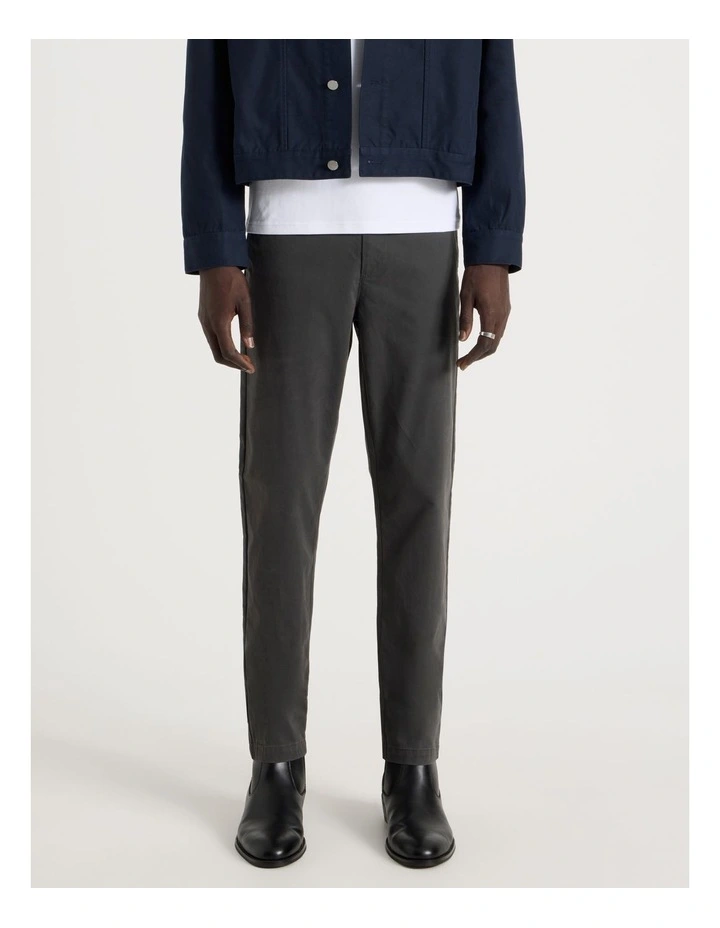 Slim Fit Chino Pant in Charcoal image 6