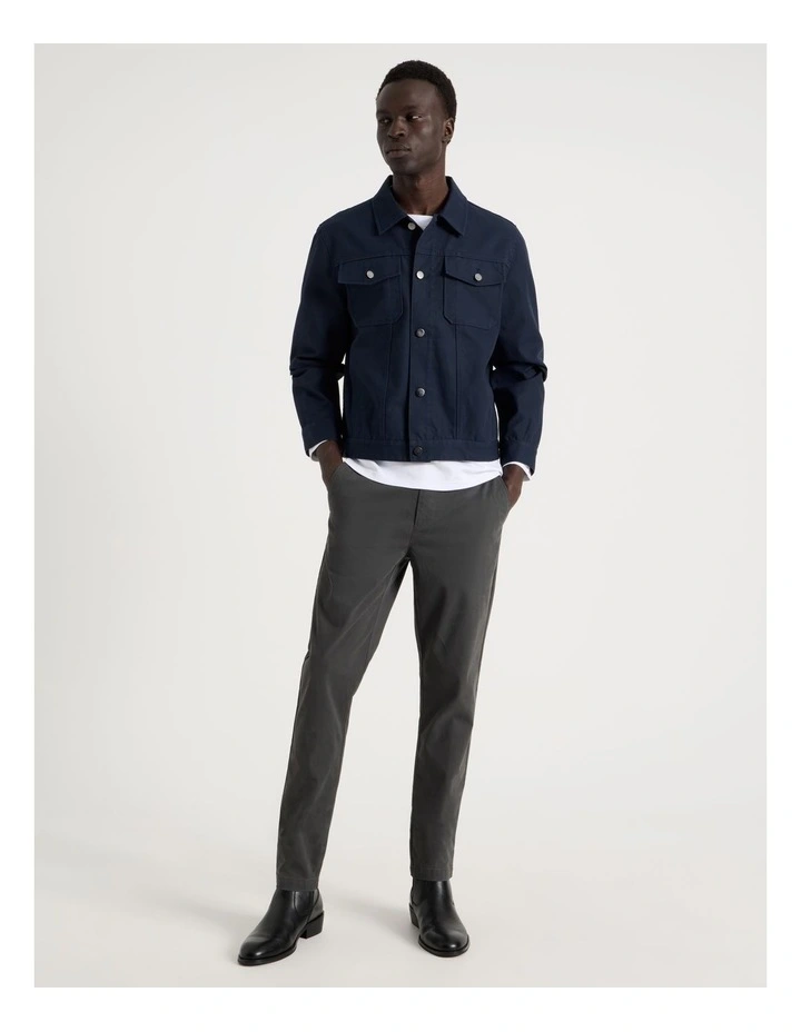 Slim Fit Chino Pant in Charcoal image 7