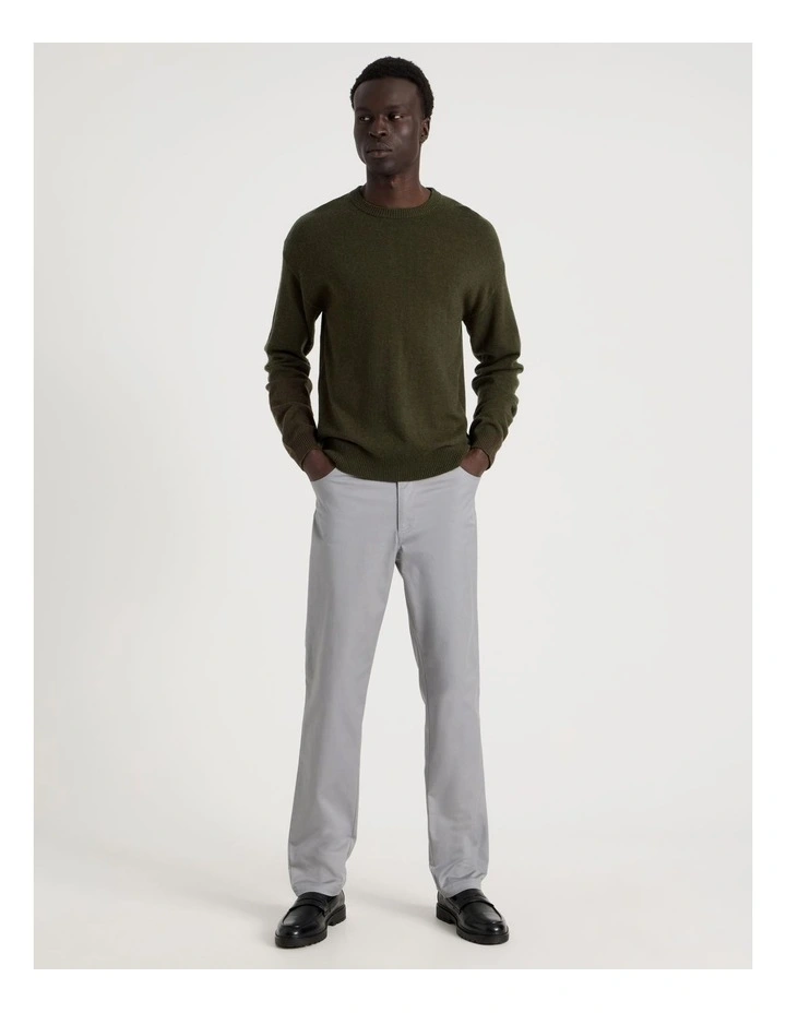 Slim Fit 5 Pocket Pant in Grey image 1