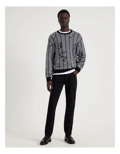 Slim Fit Jean in Black