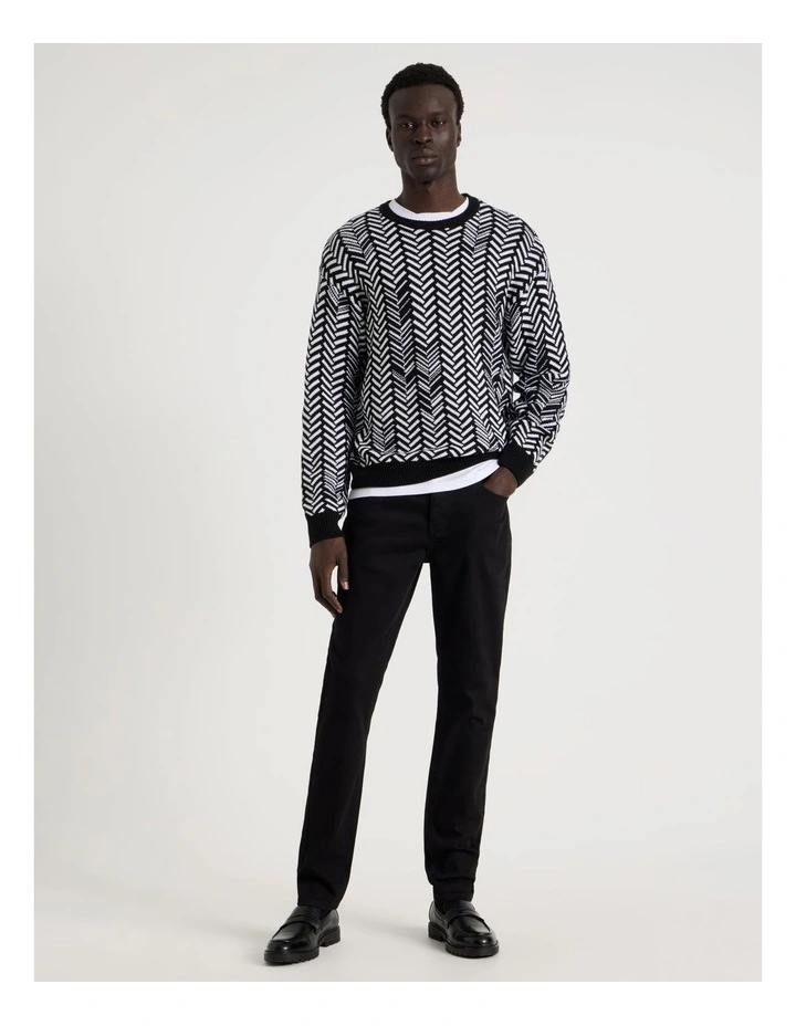 Slim Fit Jean in Black image 1