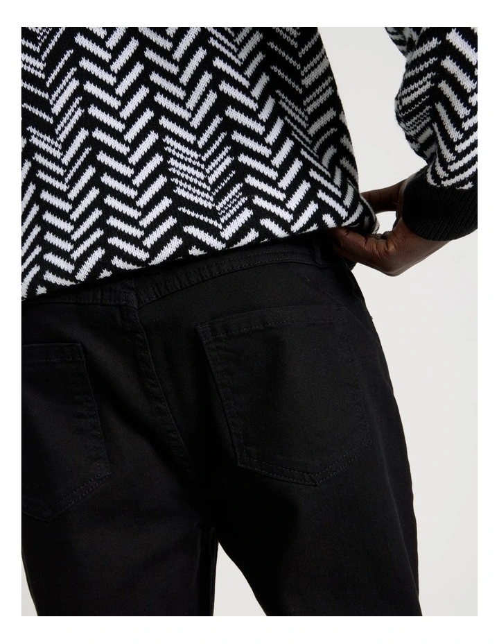 Slim Fit Jean in Black image 6