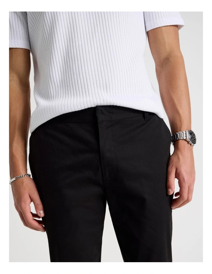 Ankle Pant in Black image 4