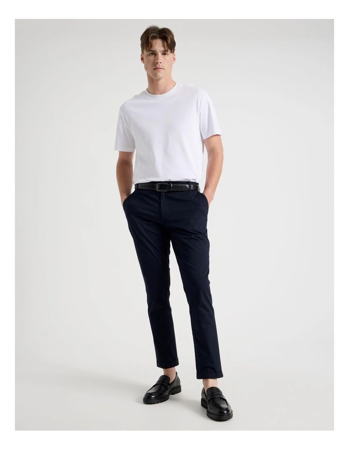 Ankle Pant in Navy image 3