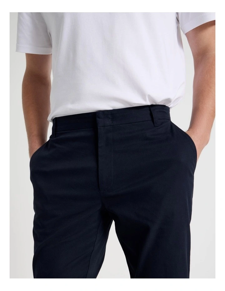 Ankle Pant in Navy image 4