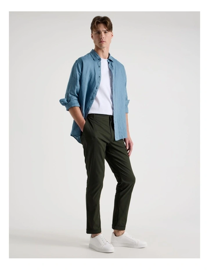 Ankle Pant in Khaki image 4
