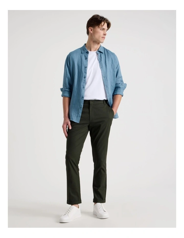 Ankle Pant in Khaki image 7