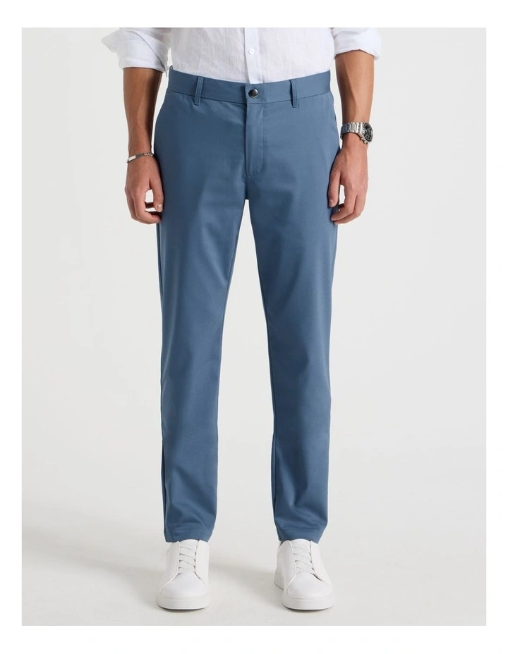 Slim Fit Dress Chino Pant in Blue image 2