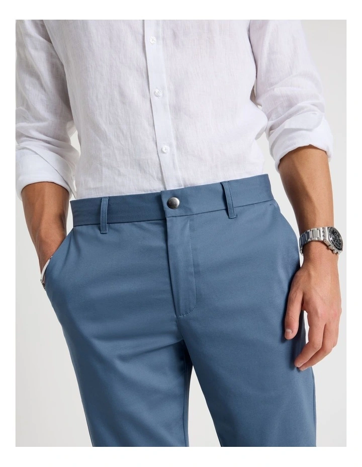 Slim Fit Dress Chino Pant in Blue image 4