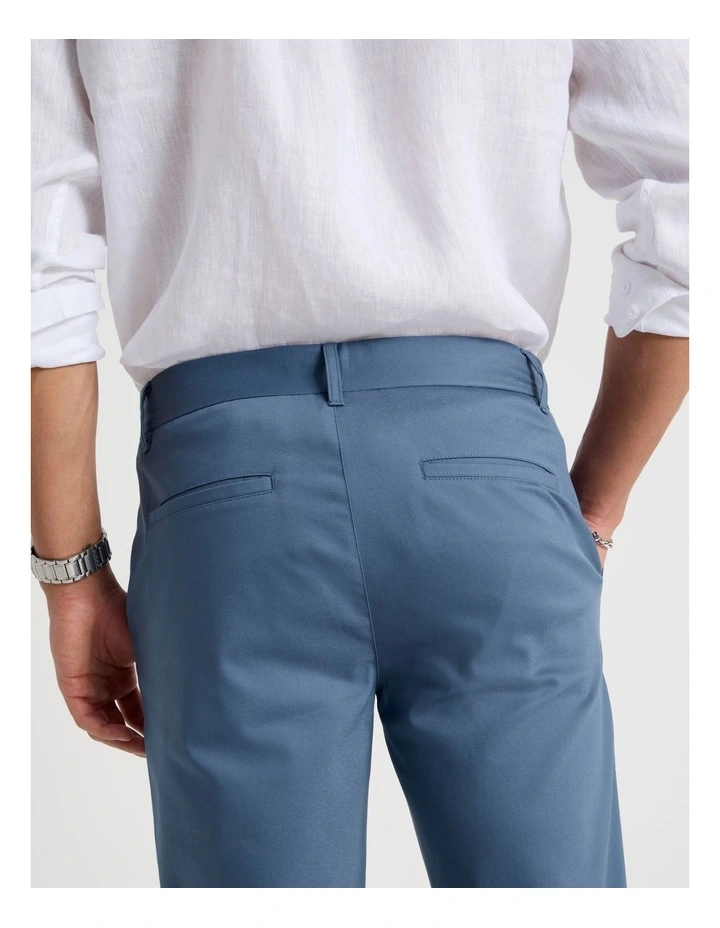 Slim Fit Dress Chino Pant in Blue image 6