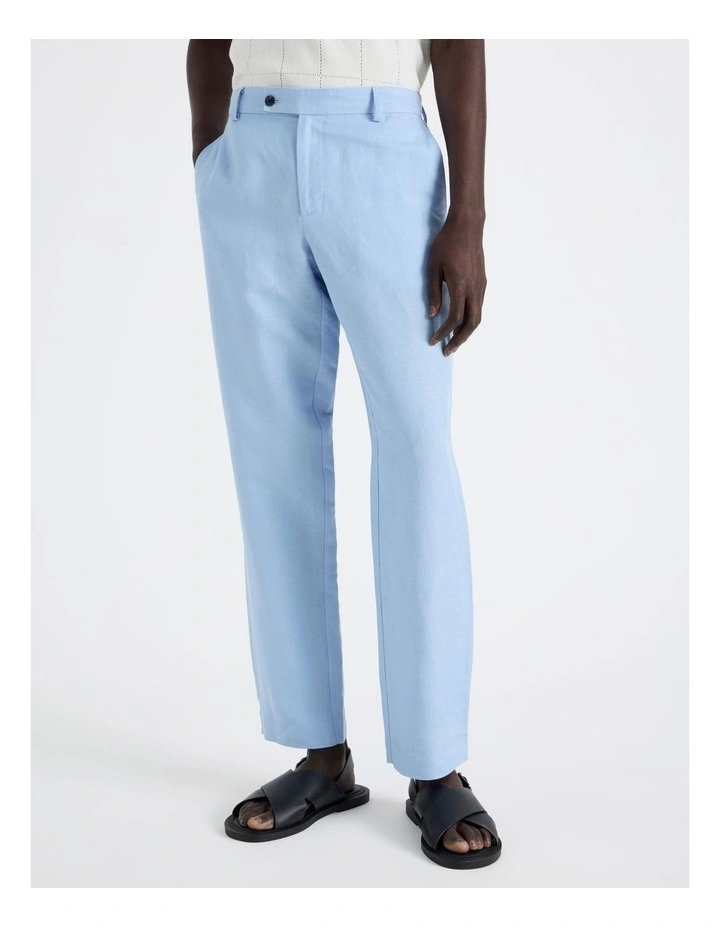 Slim Trouser in Light Blue image 2