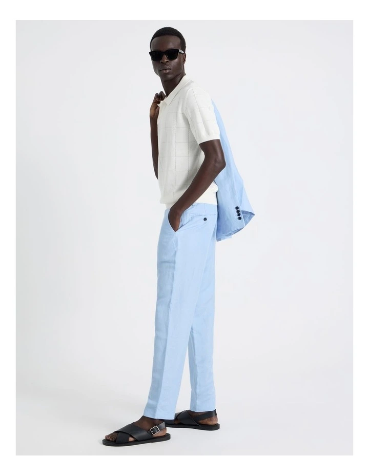Slim Trouser in Light Blue image 3