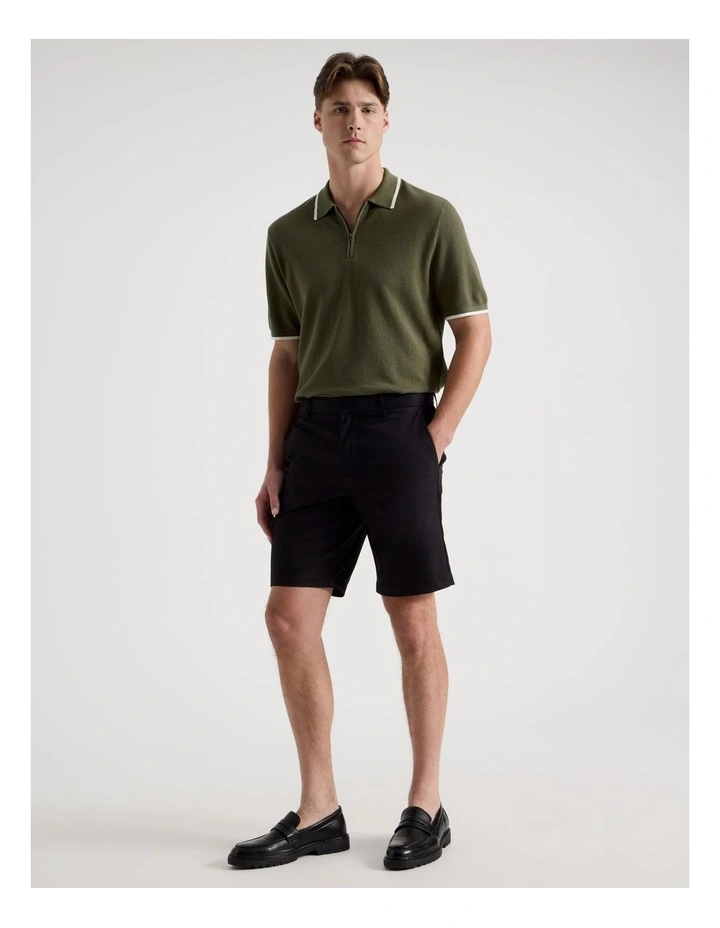 Chino Shorts in Black image 1