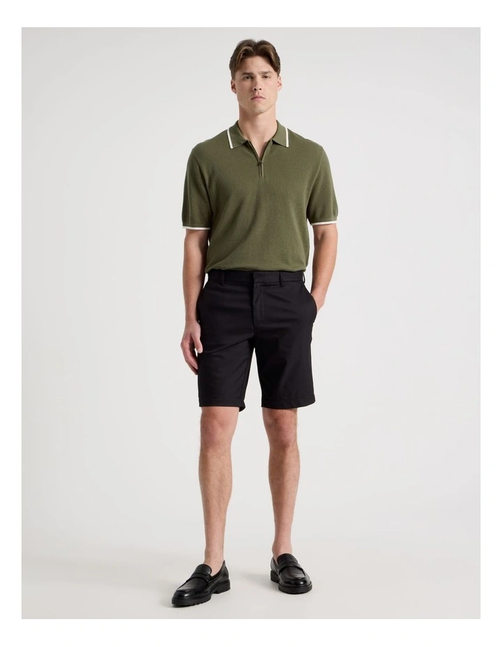 Chino Shorts in Black image 4