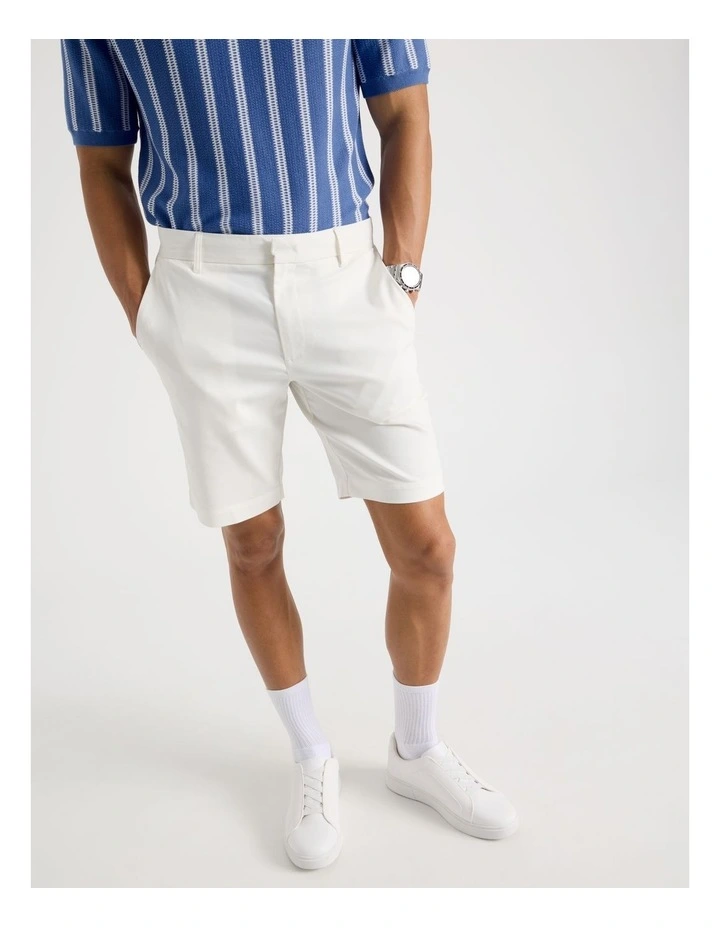 Chino Shorts in Stone image 2