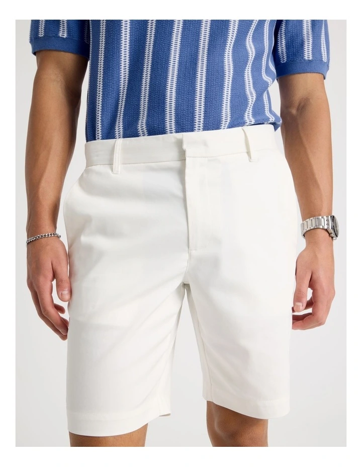Chino Shorts in Stone image 4