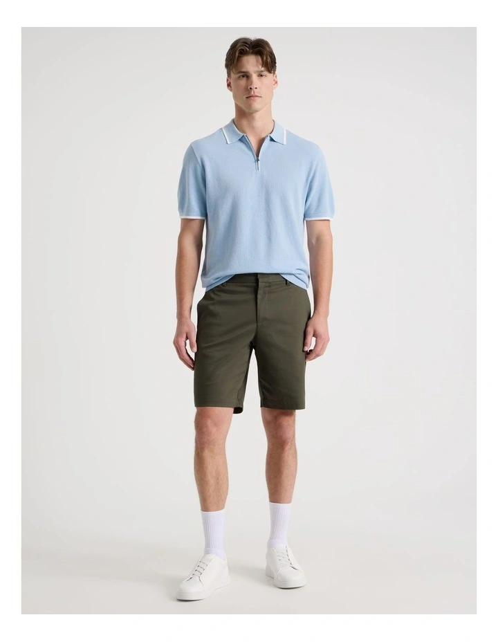 Chino Shorts in Olive image 1
