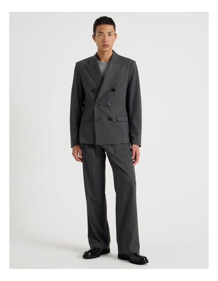 Double Breasted Blazer in Grey image 7