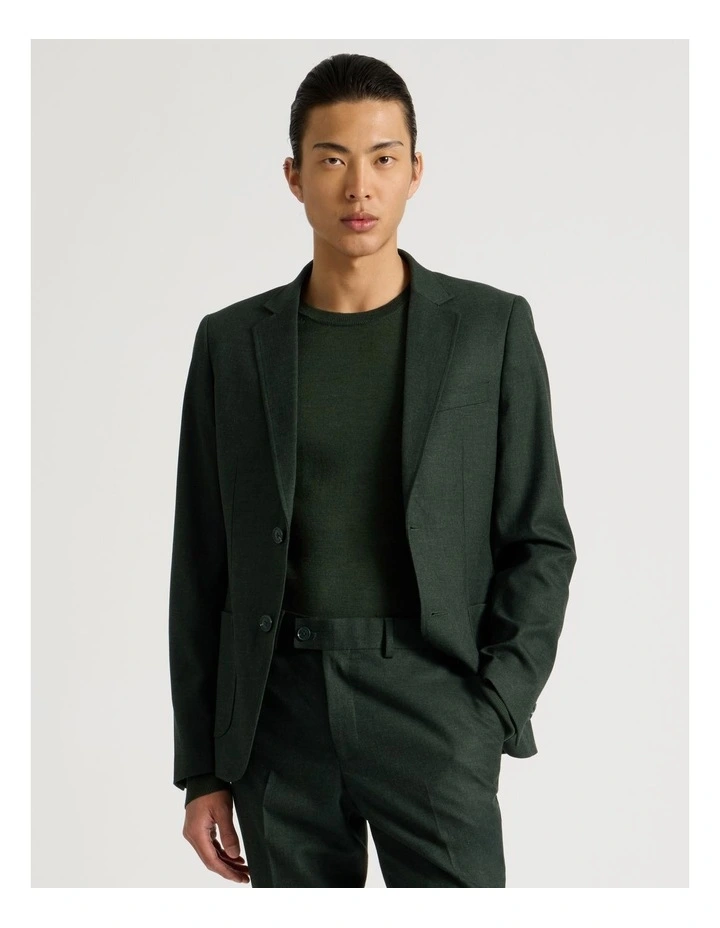 Single Breasted Blazer in Green image 1